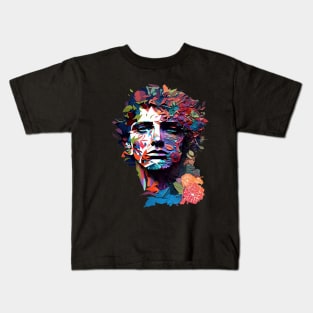 Man Made of Flowers Kids T-Shirt